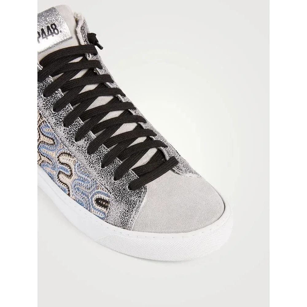 P448 Italian High Top Can Surf Later Star BS Panama Sneaker Size 42/11.5-12 NWB - Picture 3 of 13